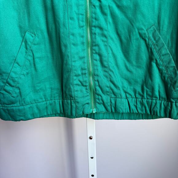Sahara Club sz M green 100% cotton Vintage 80s vest - Picture 3 of 8